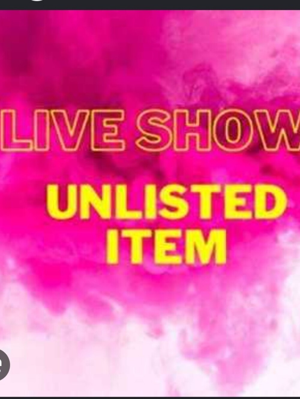 Live Show Unlisted ITEM #4 Coach F15250